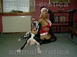 Babe with her dog