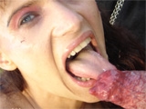 Slut fucked by black dog
