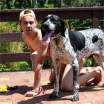 Gay deep ass fuck by dog