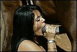 Latina blows a horse cock