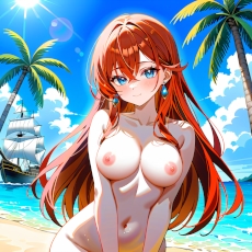 Sexy girl on the beach #06