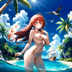 Sexy girl on the beach #200